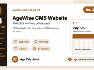 AgeWise CMS Calculator Website