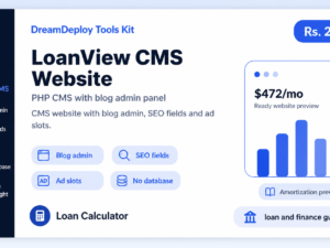 LoanView CMS Calculator Website