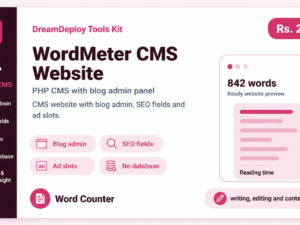 WordMeter CMS Website