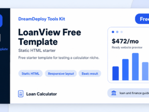 LoanView Free Loan Calculator Template
