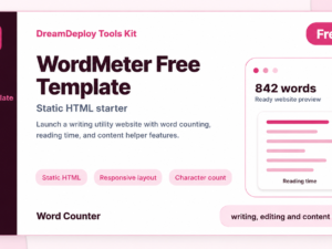 WordMeter Free Word Counter Template