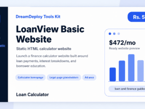 LoanView Basic Loan Calculator Website