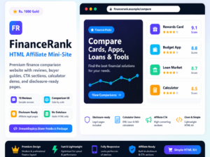 Finance Rank HTML