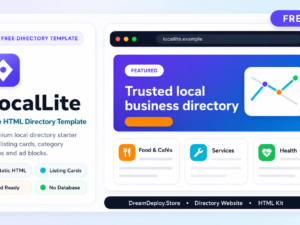 Local Lite Free HTML