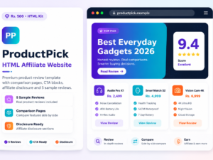 Product Pick HTML
