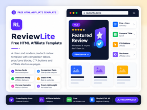 Review Lite Free HTML