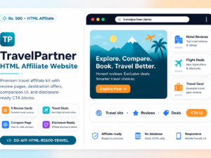 Travel Partner HTML